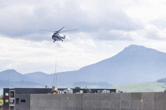 Helicopter RoofVent installation